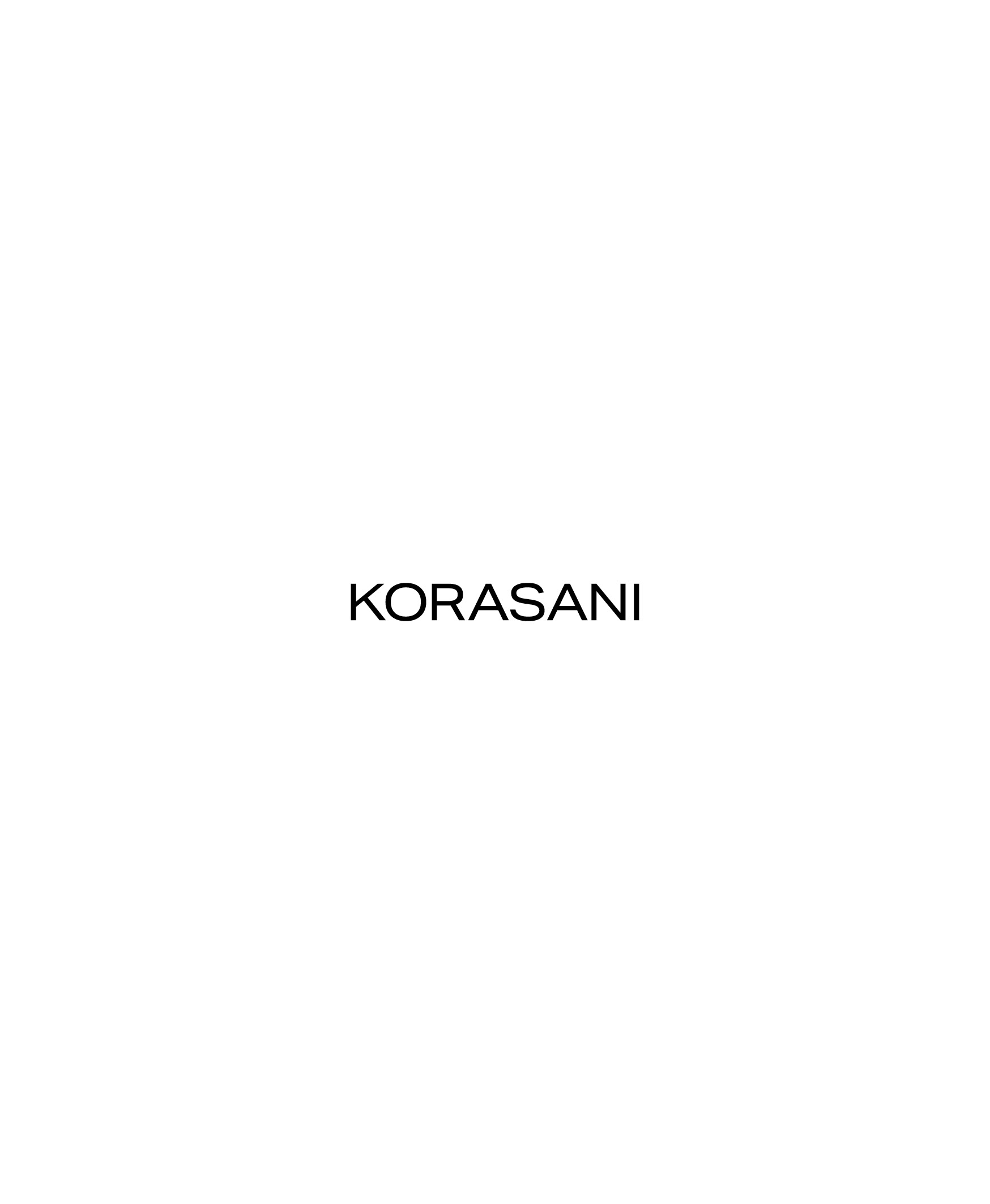 Korasani Secondary Logo Design – Minimal Wordmark