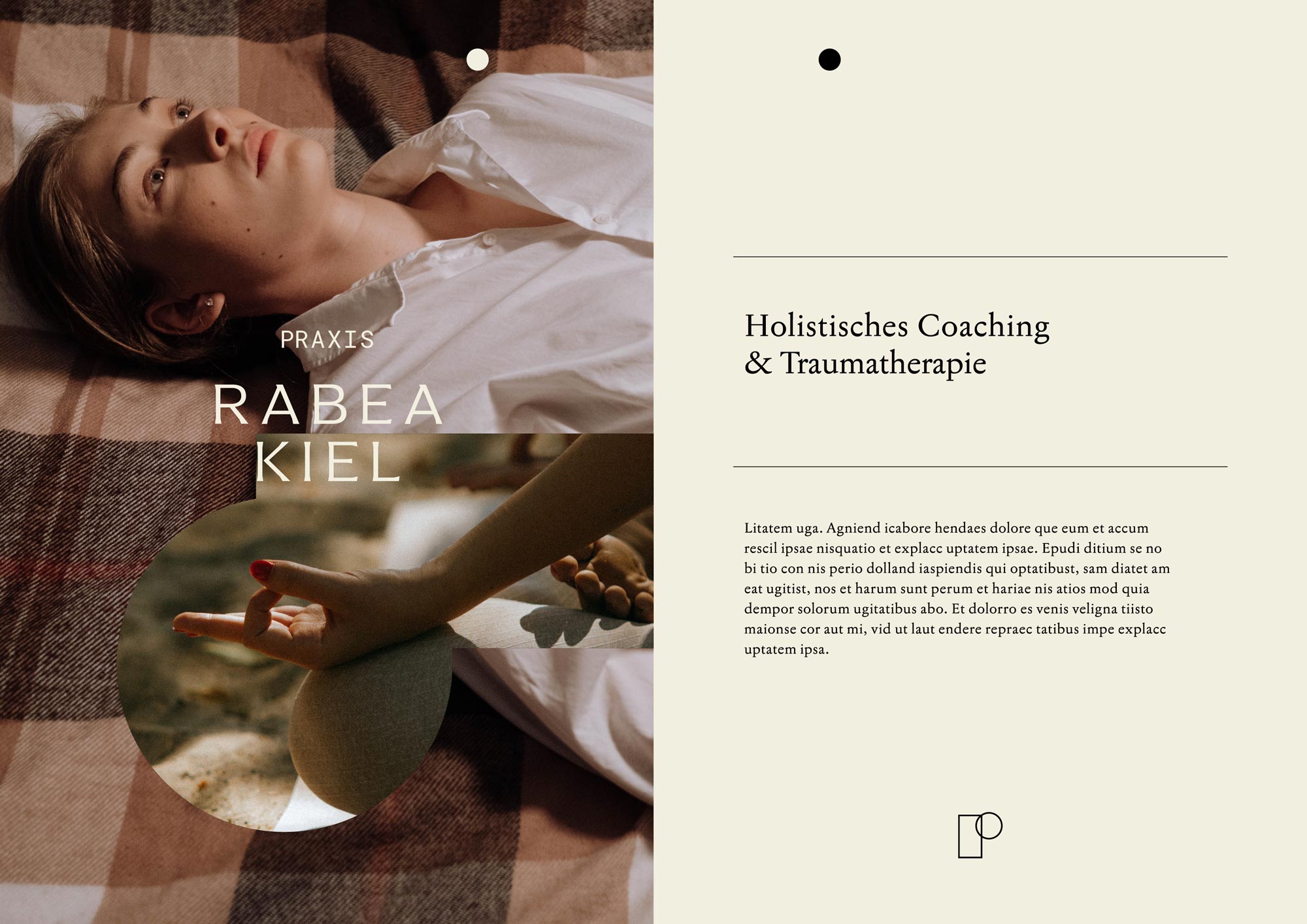 Rabea Kiel, Practice for Holistic Coaching and Trauma Therapy – Brand Typography & Visuals