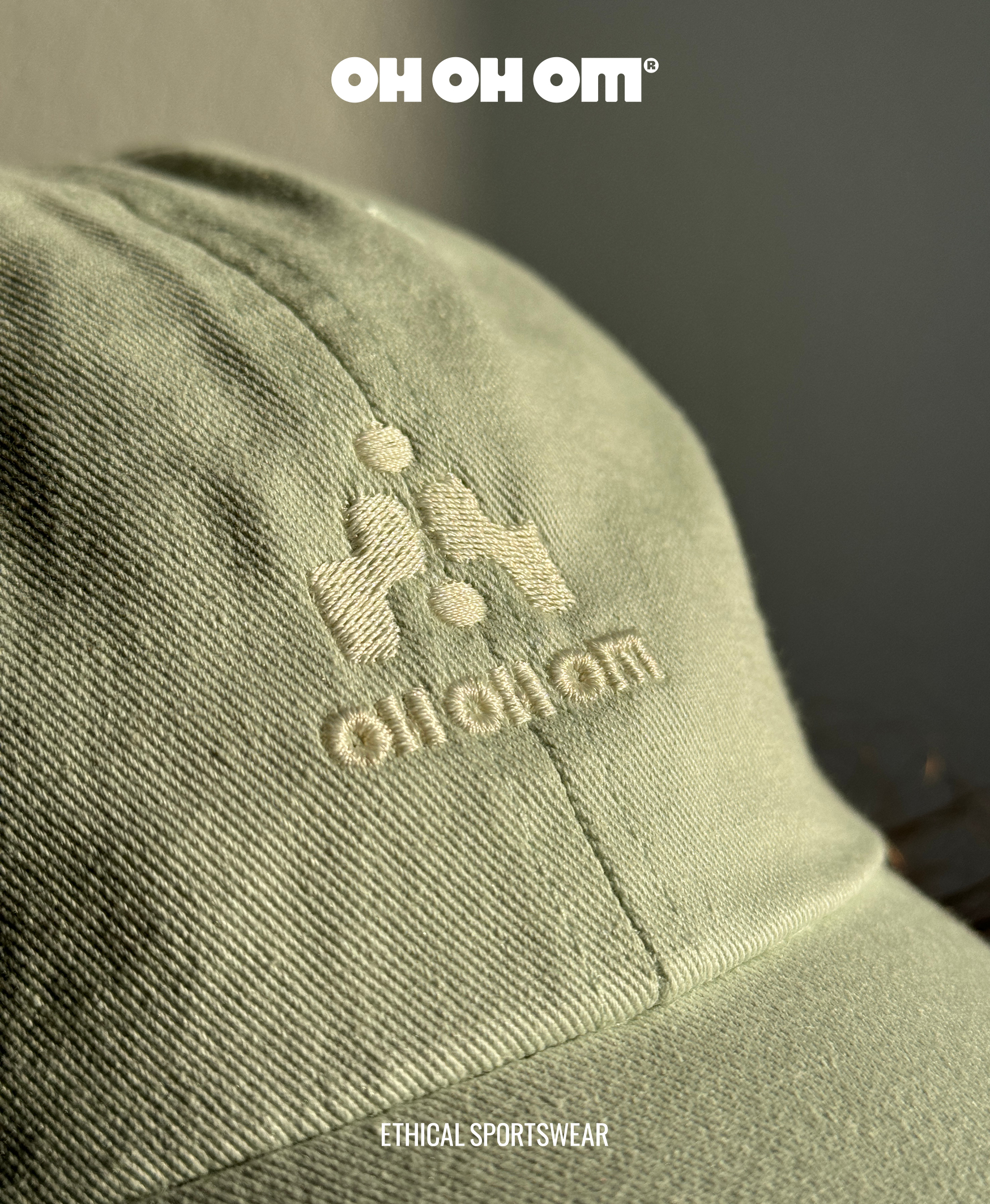 OH OH OM Cap with Logo Embroidery