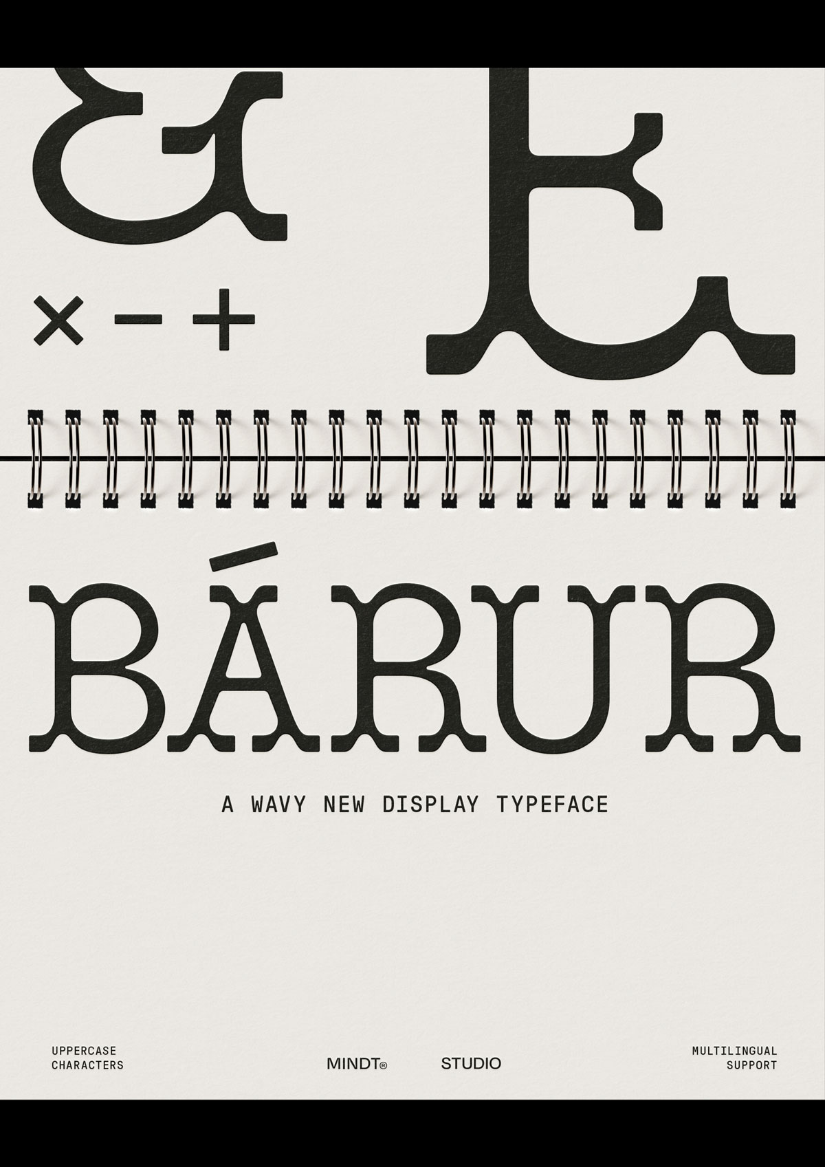 Barur-Typeface_Unique-Display-Font_MNDT-Type_Specimen-Book_1
