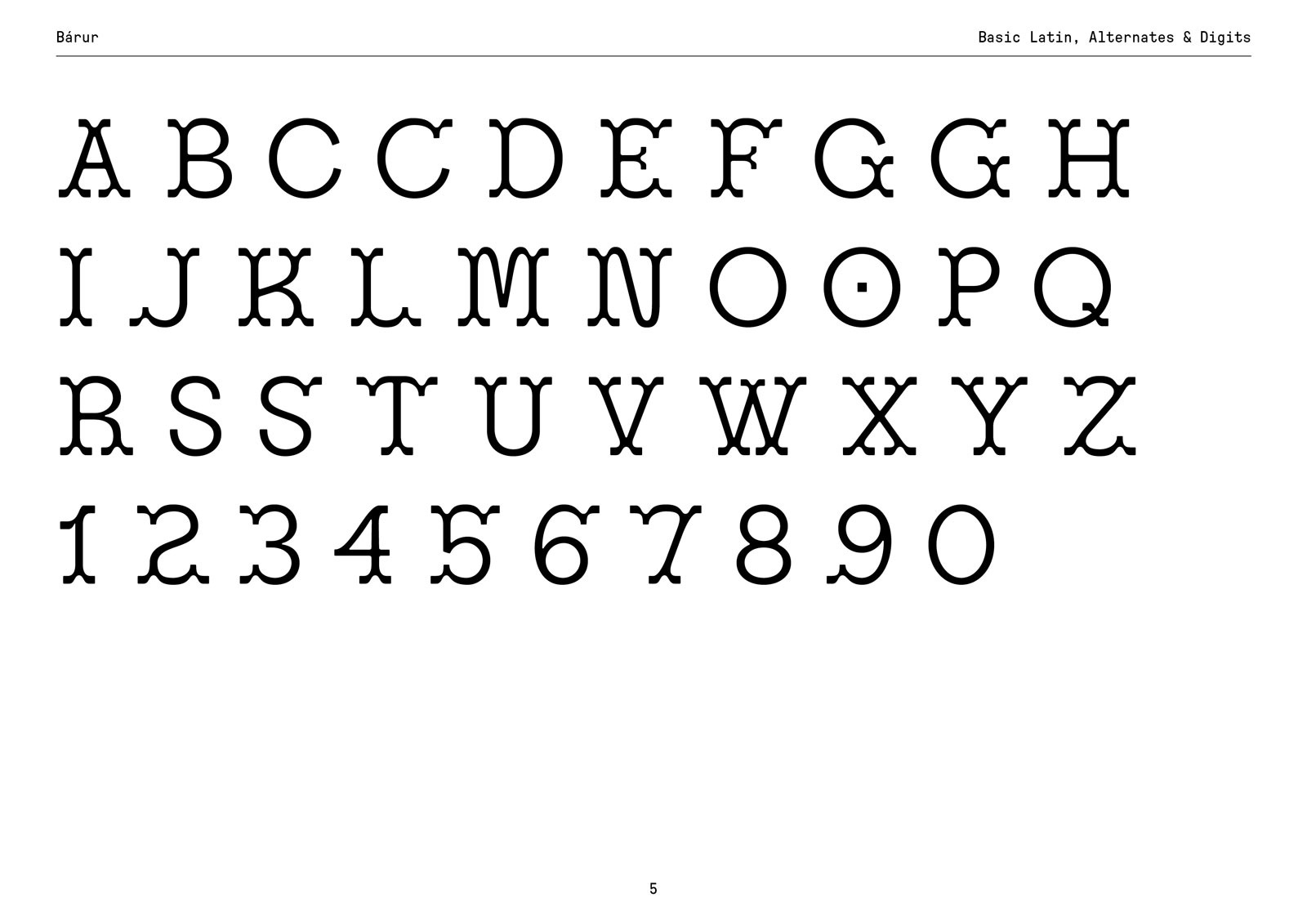 Barur-Typeface_Unique-Display-Font_MNDT-Type_Specimen_5