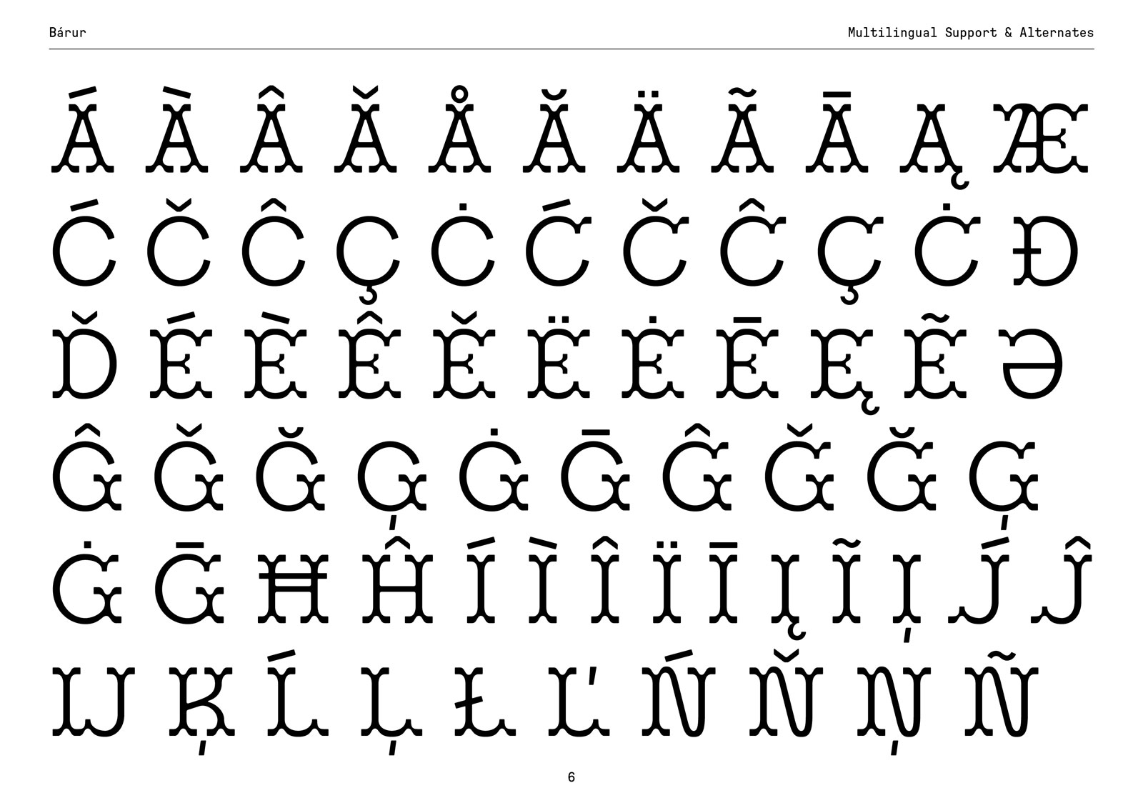 Barur-Typeface_Unique-Display-Font_MNDT-Type_Specimen_6