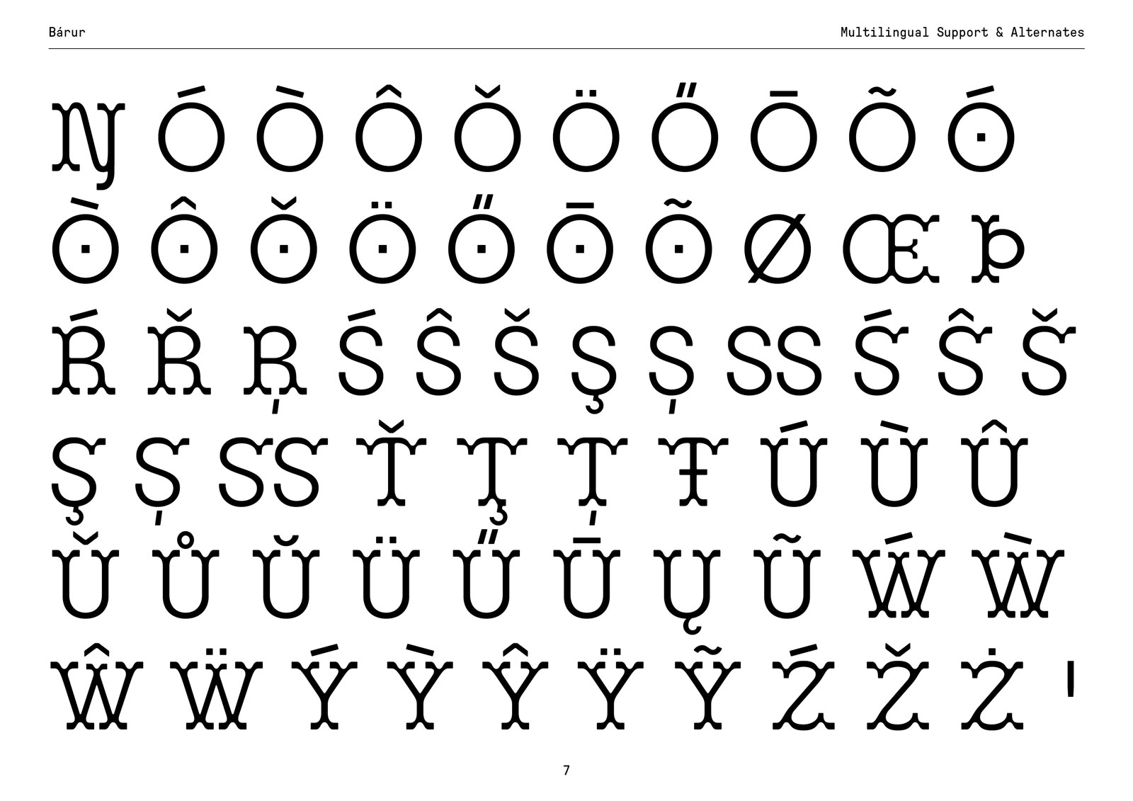 Barur-Typeface_Unique-Display-Font_MNDT-Type_Specimen_7