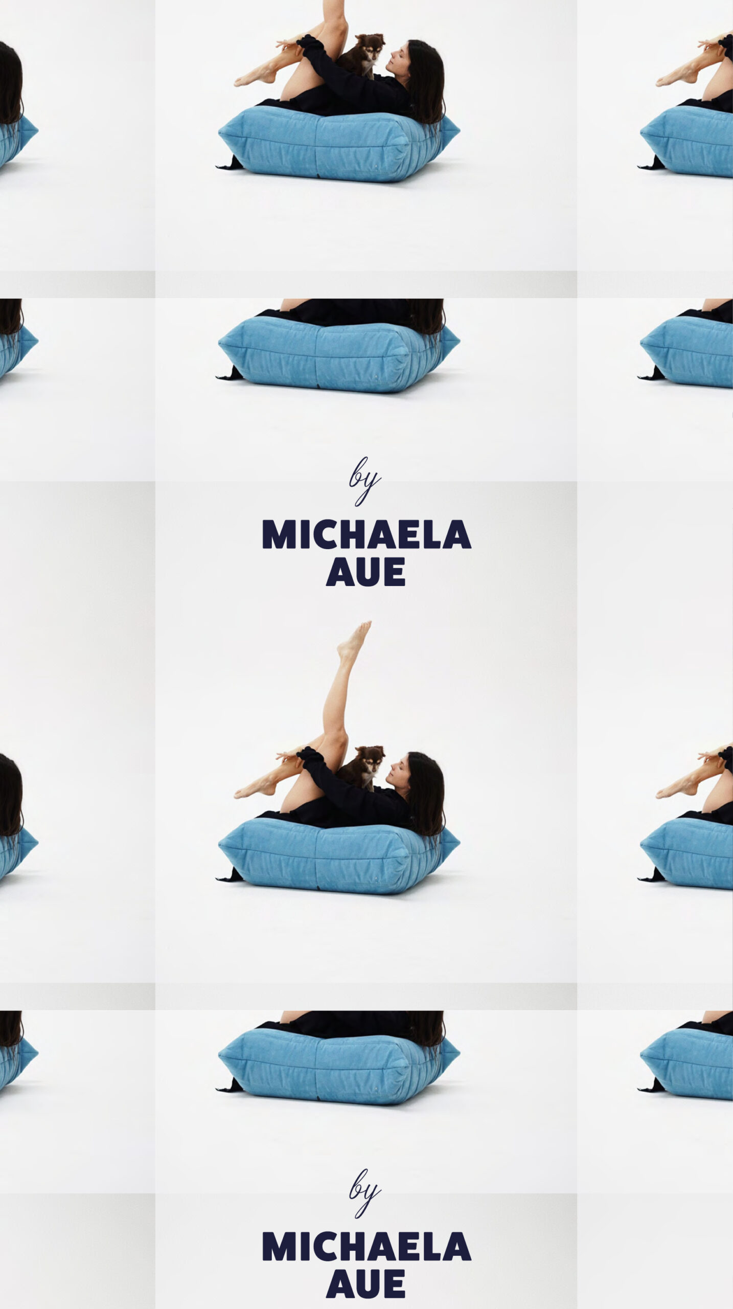Personal branding design for yoga and meditation teacher Michaela Aue (Berlin) featuring type selection, color palette, and social media style guide
