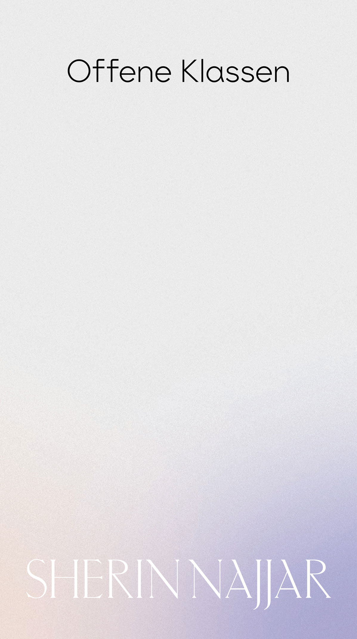 Personal branding design for personal yoga teacher Sherin Najjar (Berlin) featuring wordmark, color palette, print specifications, and other visual identity elements