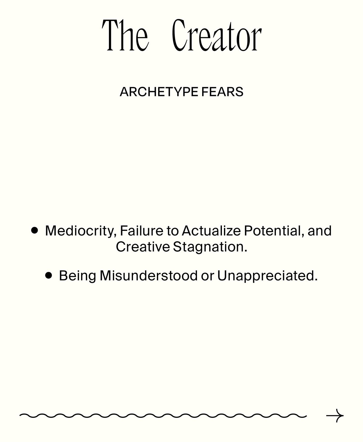 The Creator Brand Archetype Fears