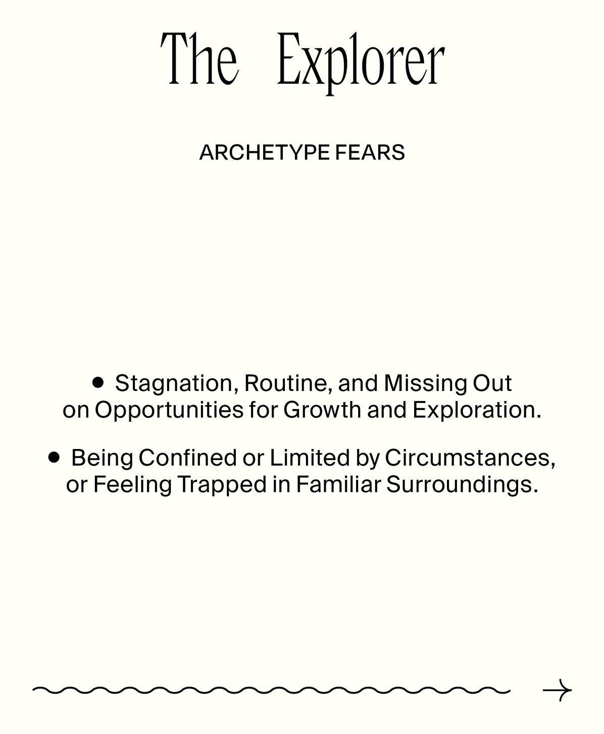 The Explorer Brand Archetype Fears