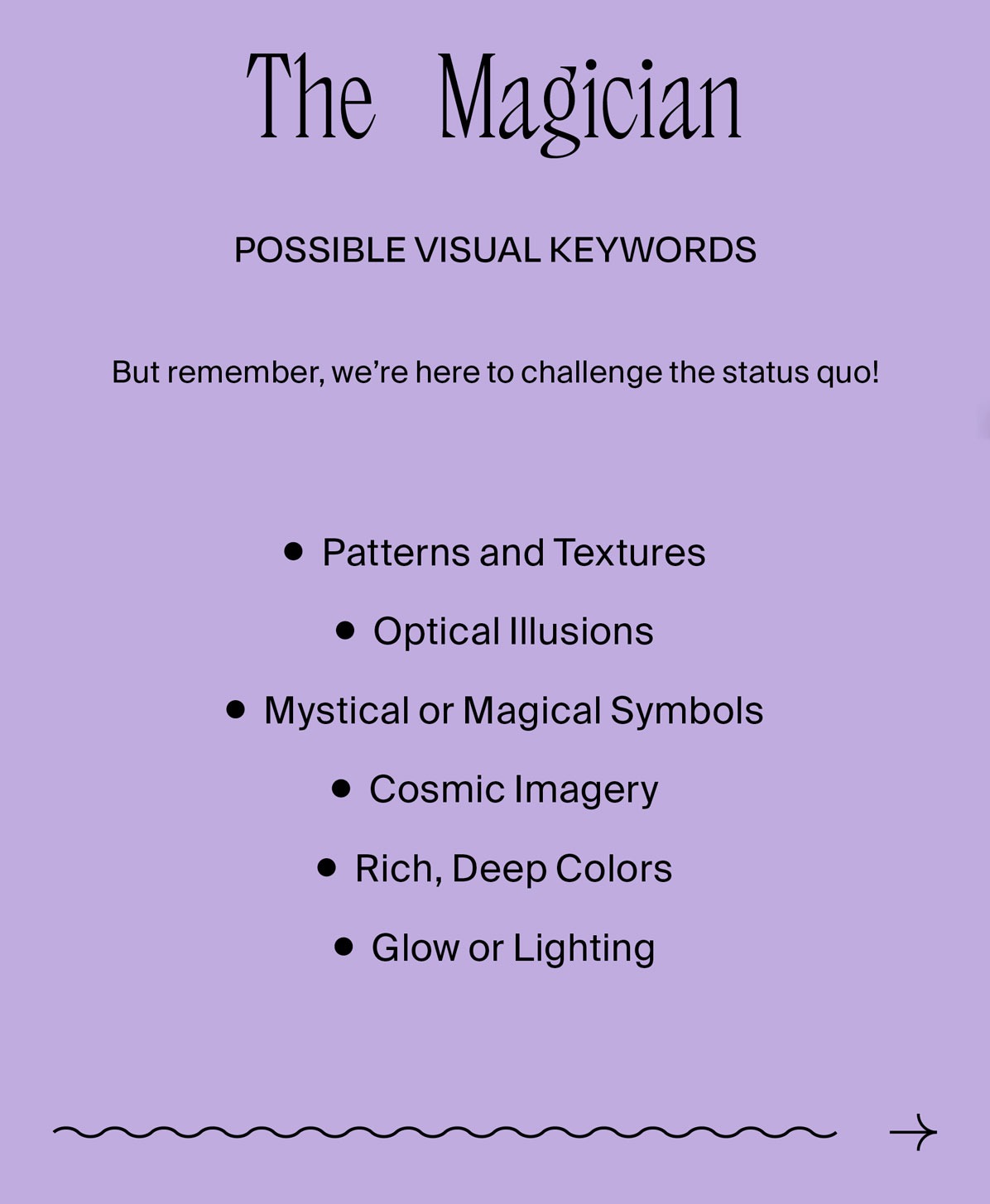 The Magician Visual Keywords for Branding