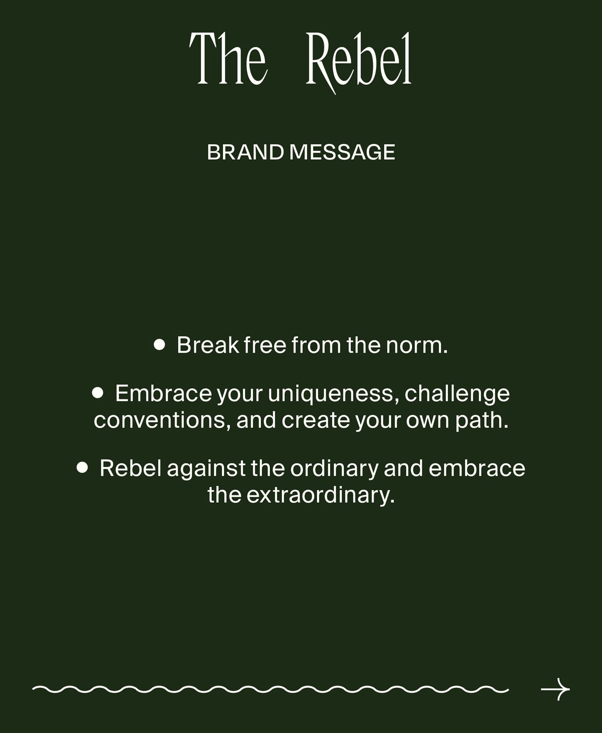 The Rebel Brand Archetype Message