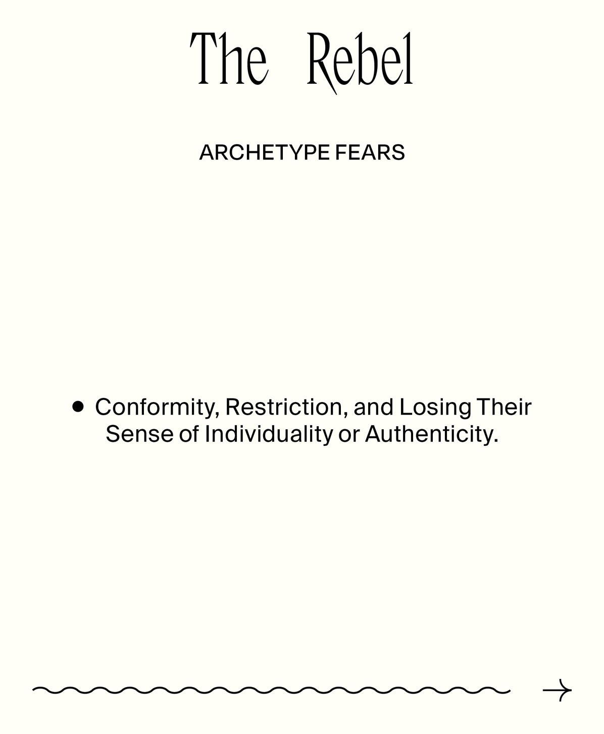 The Rebel Brand Archetype Fears