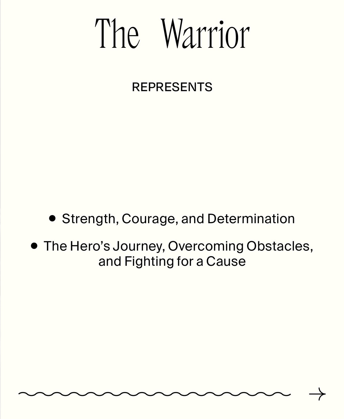 The Warrior Brand Archetype Represents