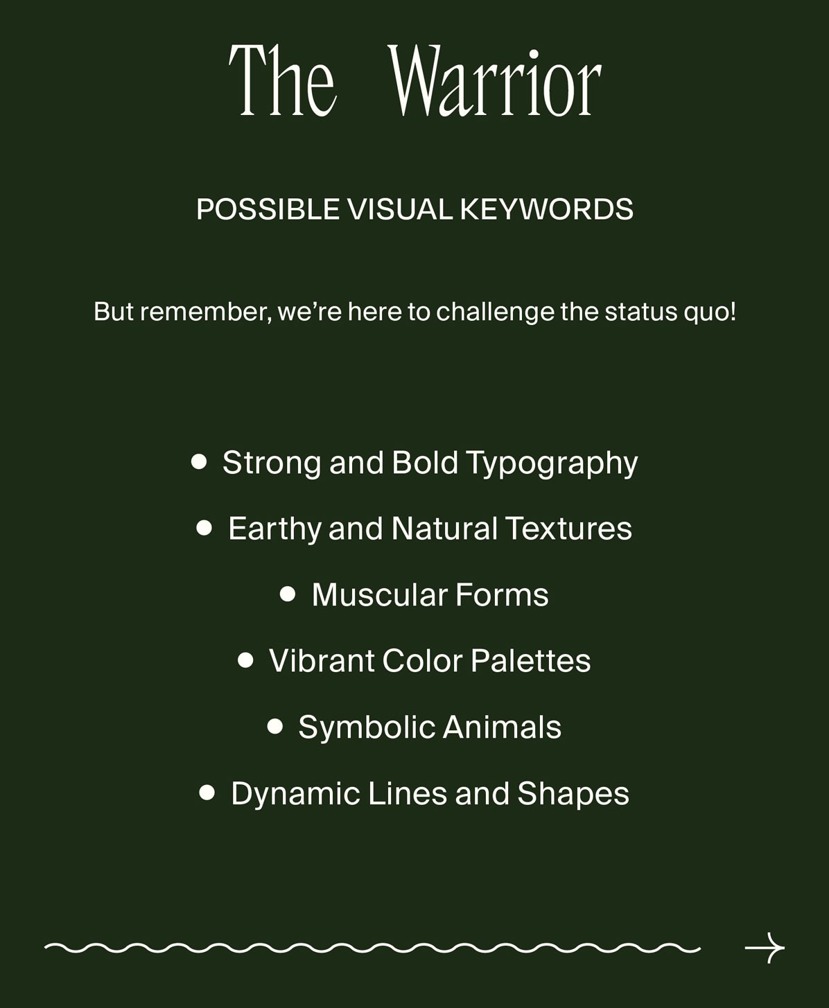 The Warrior Brand Archetype Visual Keywords