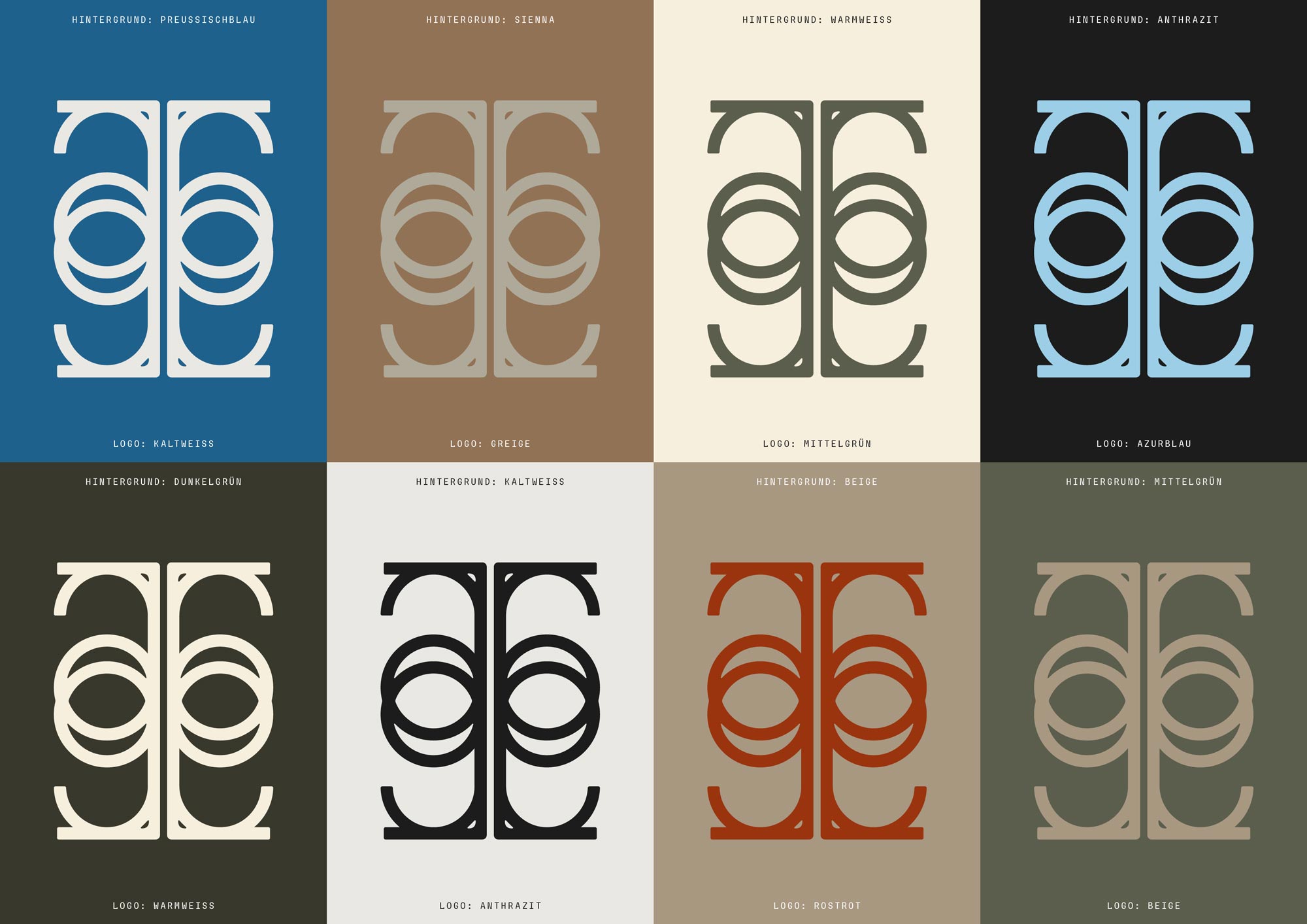 Mindful Brand Colors –Example: bárur therapy color combinations
