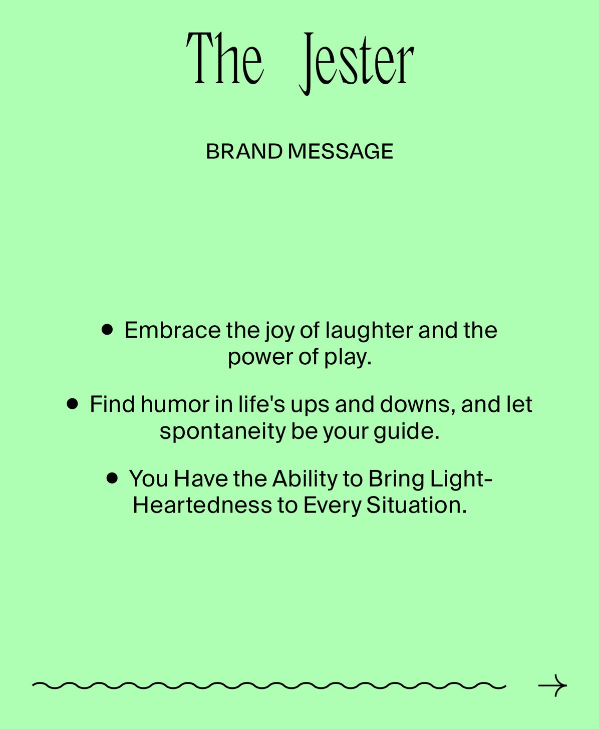 The Jester Brand Archetype Message